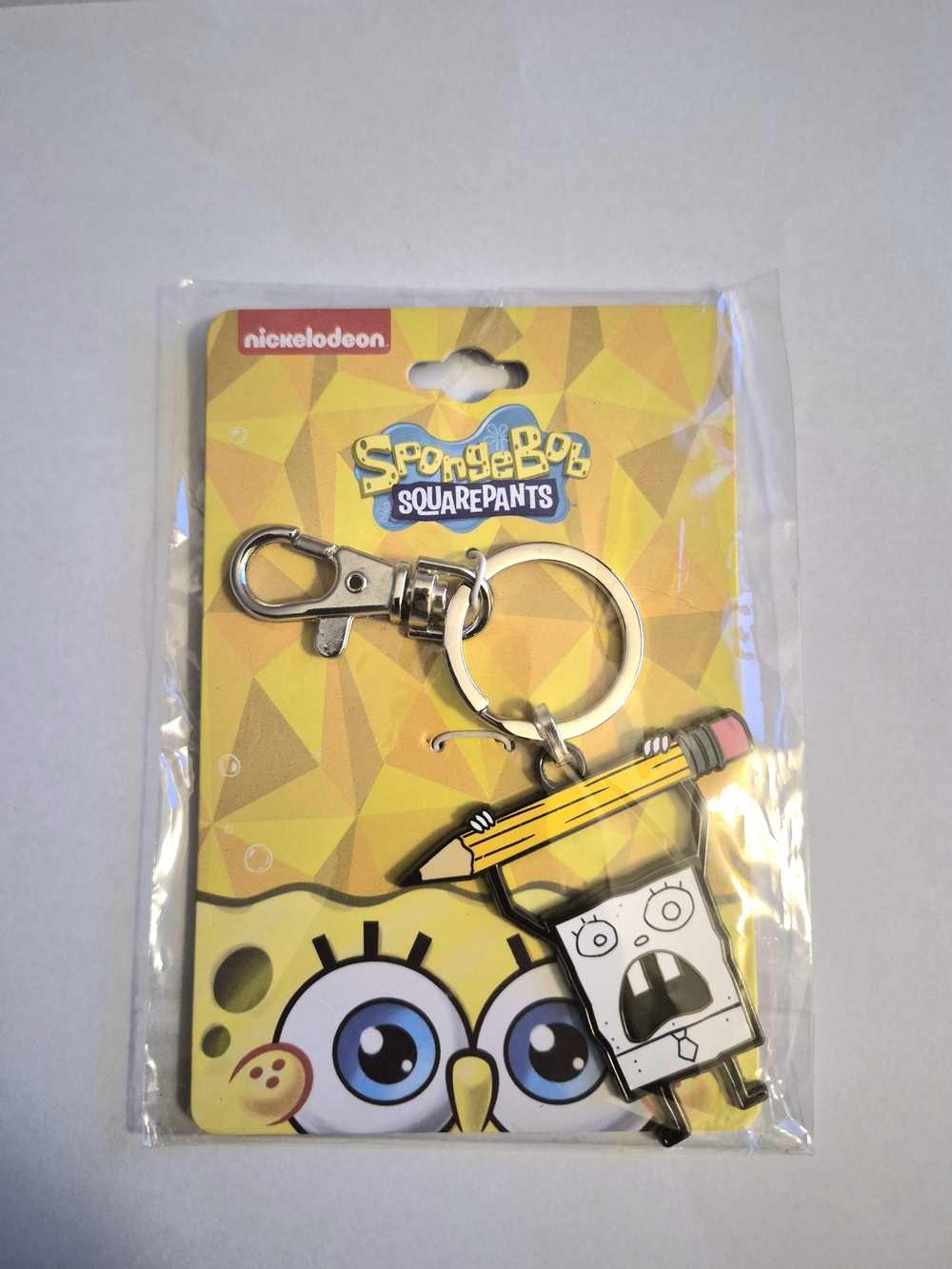 Nickelodeon SpongeBob SquarePants Yellow Pencil Keychain
